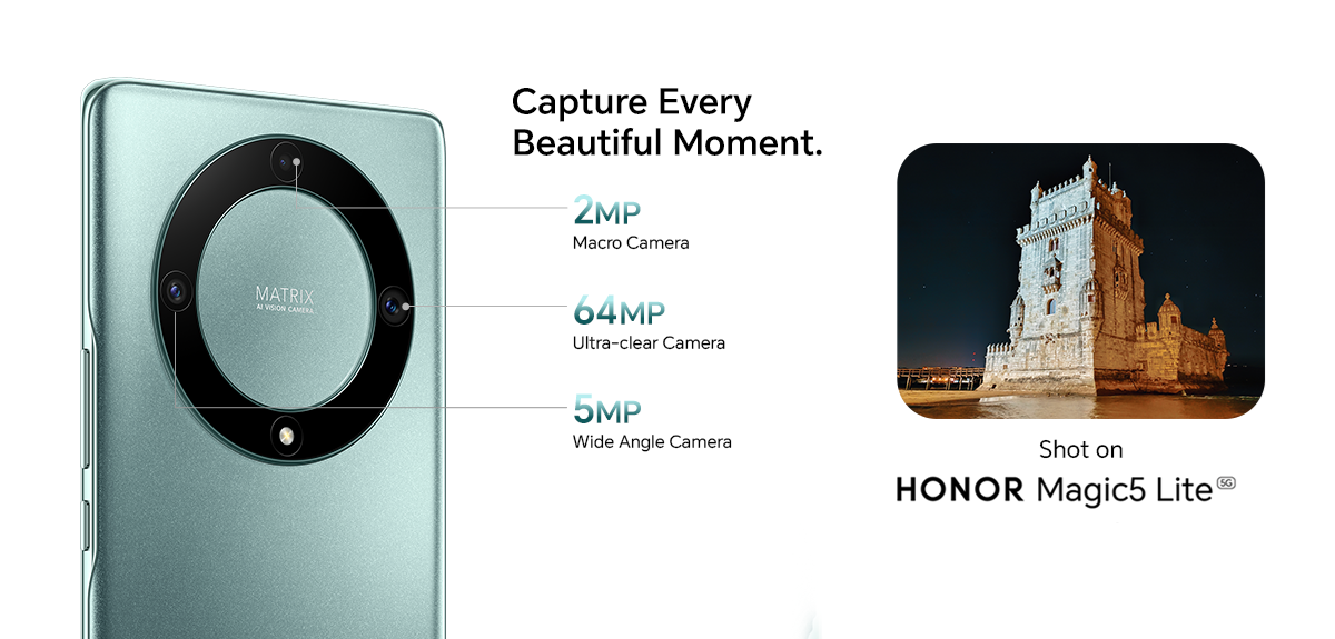 HONOR MAGIC 5 LITE 256 GB 8 RAM