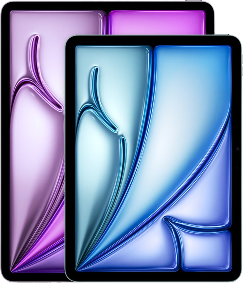 iPad Air en morado y azul