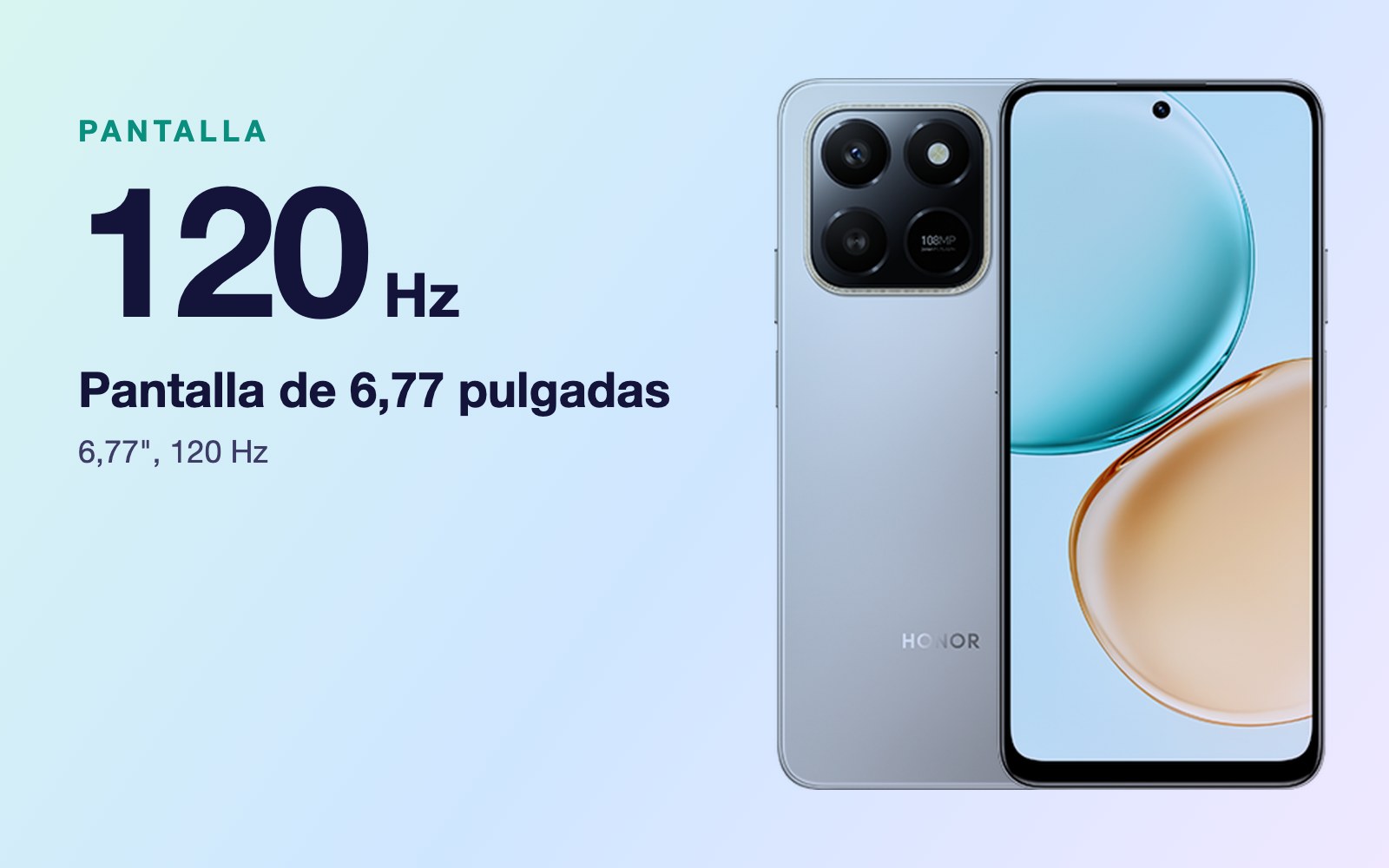 Pantalla: 6,77", 120 Hz