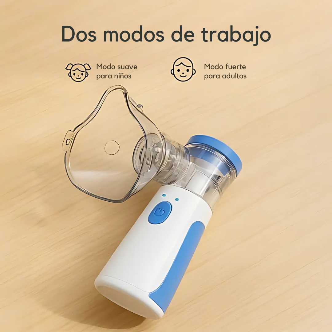 🌬️Nebulizador portátil –  Respira con facilidad en casa o en movimiento. Hoy  con 50% OFF