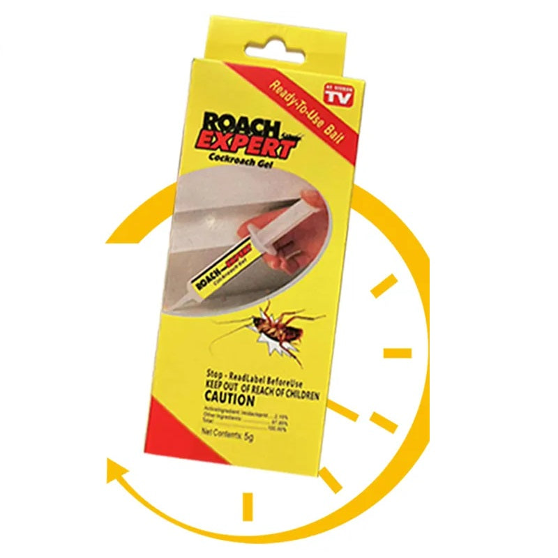 🏠🚫 Gel Eliminador de Cucarachas Seguro (2 Unds de 5 Grms Cada Una) – Adiós Plagas, Hola Tranquilidad 🐞✨