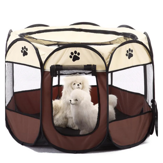 ComfortNest™ - El Corral Plegable que da Libertad y Seguridad a tu Mascota en Cualquier Lugar