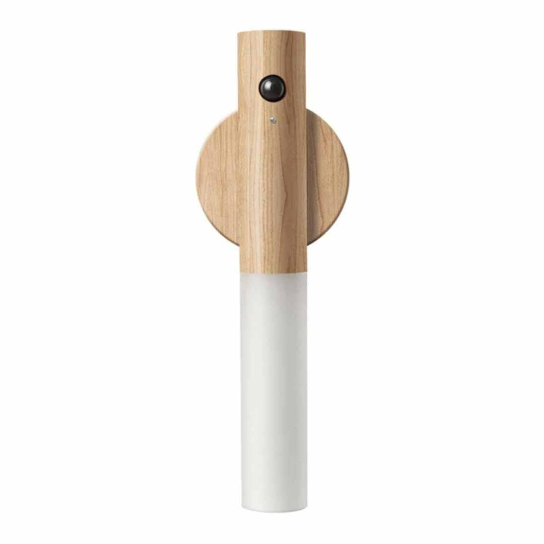 Lámpara de Madera Magnética LED con Sensor de Movimiento  – Iluminación Inteligente y Elegante sin Cables