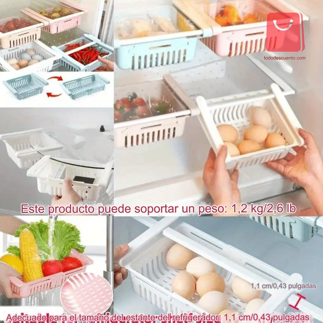 🍱 Organizador Extendible De Nevera  (Pague 2 Lleva 3)🚀