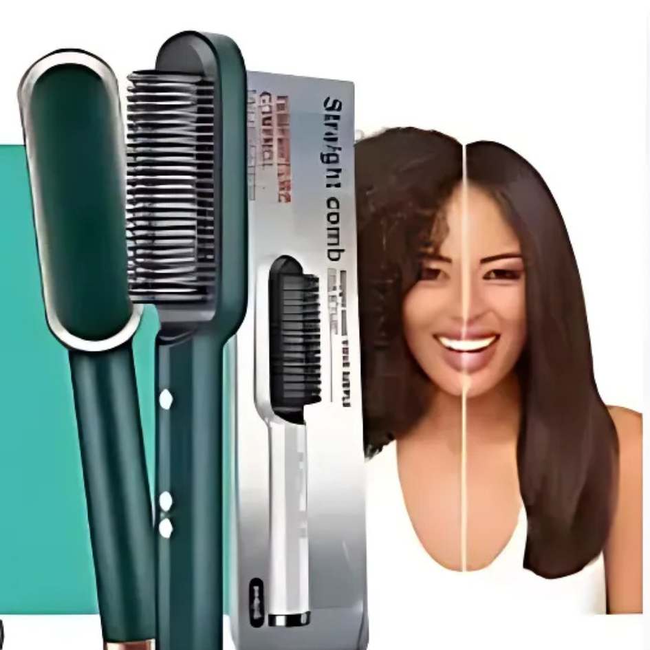 ✨ Cepillo Alisador Pro Ionic ✨ ¡Transforma tu cabello en segundos! 🌟 Sin frizz, sin daño, solo un estilo perfecto. 💁‍♀️