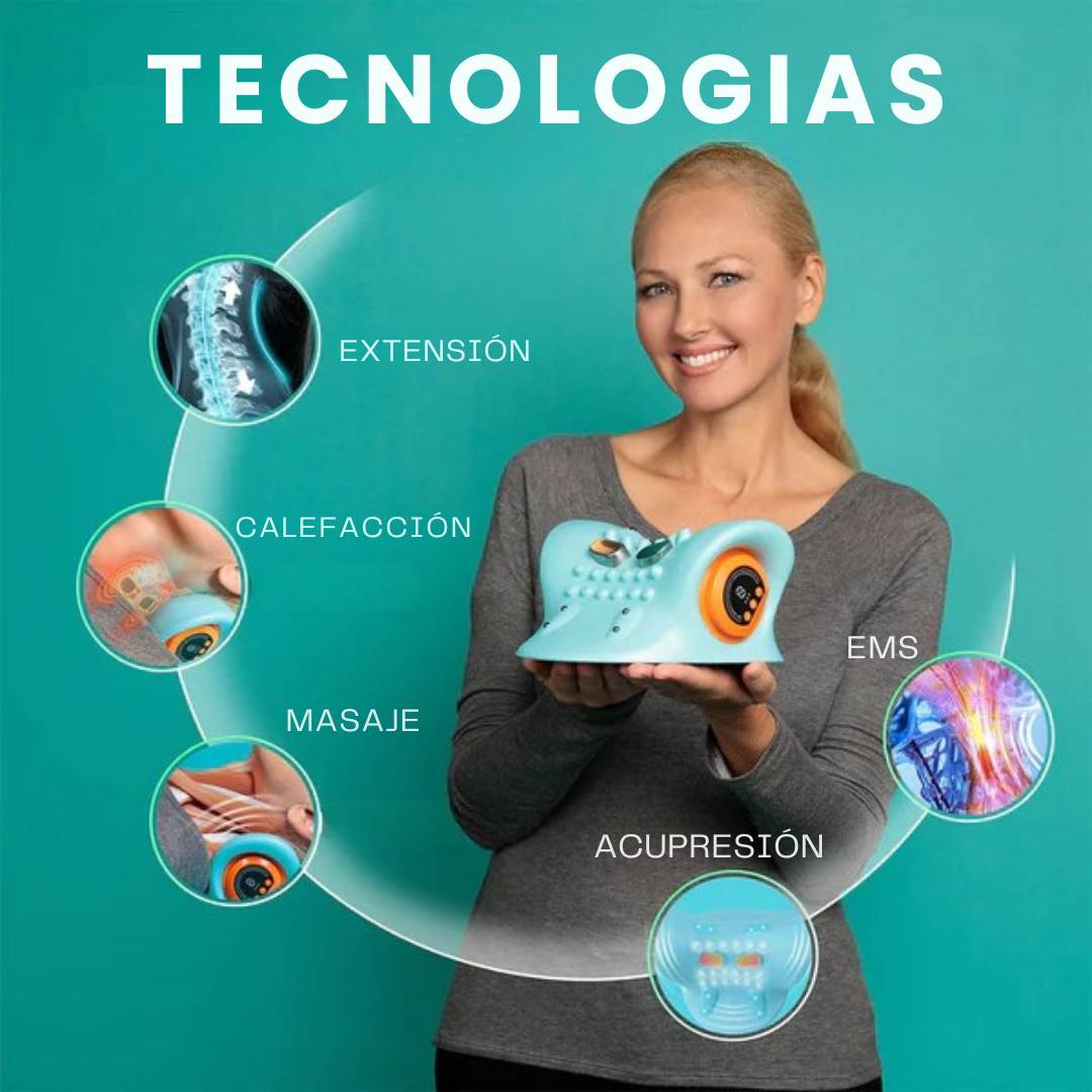 RelaxMax Pro™ | Alivio cervical y Mejor Postura  + Masajeador Lifting ¡GRATIS solo hoy!