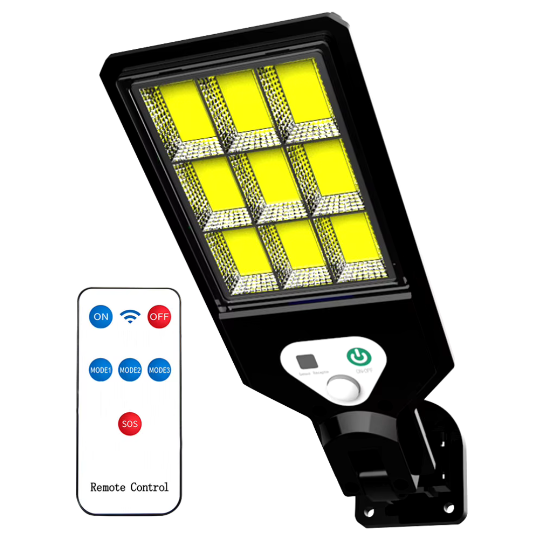 🔆 Lámpara Reflector LED con Panel Solar y Control Remoto🌞