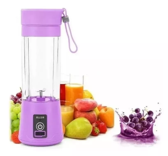 Licuadora Personal Portátil Recargable para Jugos Y Batidos. Ref. ZY-3S