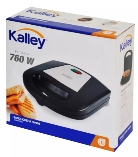 Sandwichera Kalley Tipo Panini. Ref. SMP200N