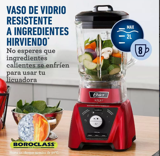 Licuadora Oster Xpert  Rojo