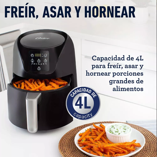 Freidora De Aire Digital Oster 4 Lts