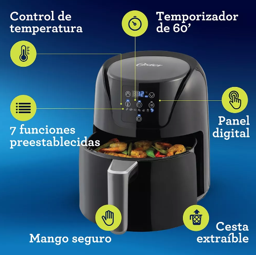 Freidora De Aire Digital Oster 4 Lts
