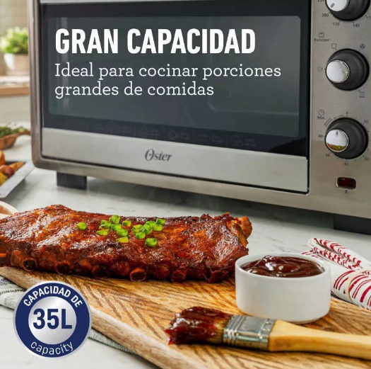 Horno con Freidora Oster de 35 Lts.