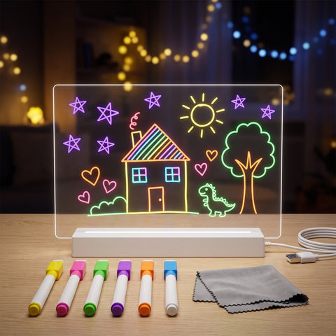 Magic Board, Tablero Mágico LED encendido con marcadores neón