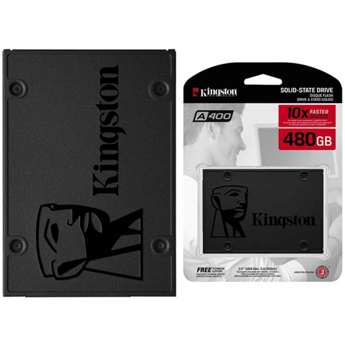 Disco Duro de Estado Solido SSD de 480gb Kingston A400 2.5