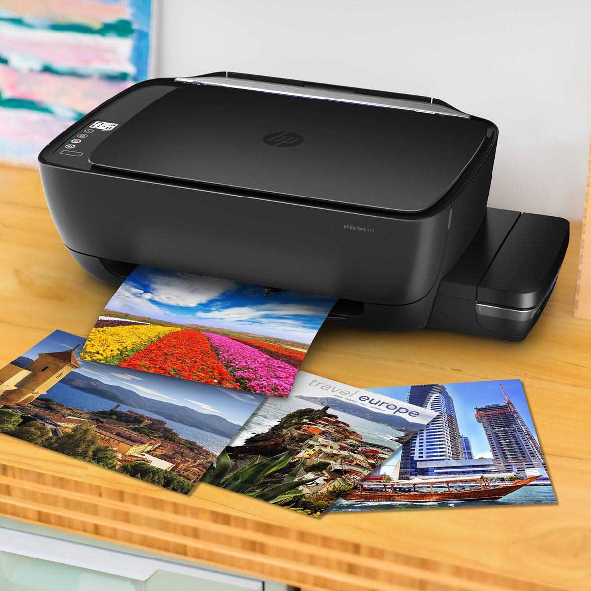 Impresora Multifuncional HP Ink Tank 315 Con Sistema de Recarga Original