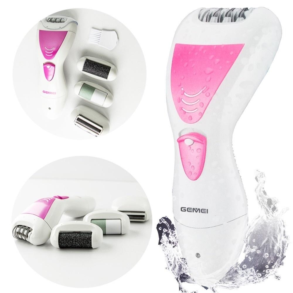 Máquina Depiladora Para Mujer Gemei 4 en 1 Recargable.