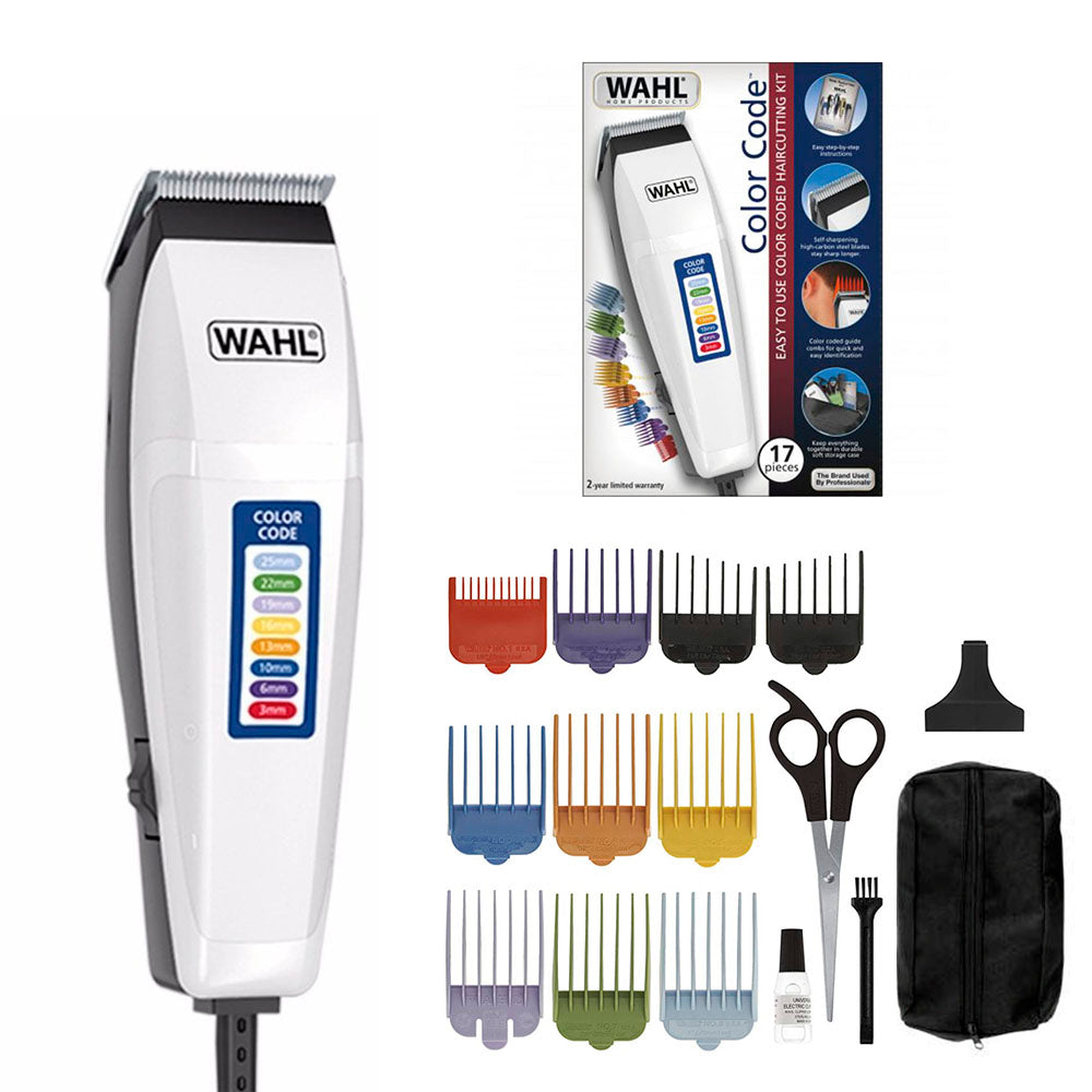 Maquina Wahl Color Code Peluquera 17 Piezas