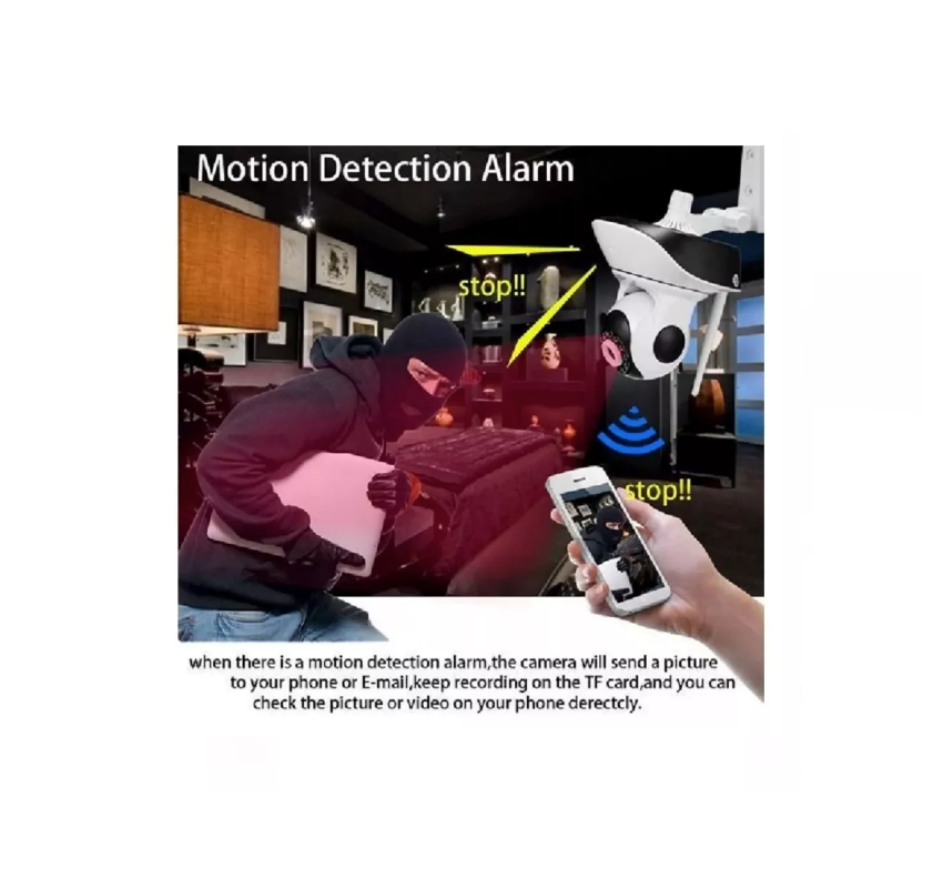 Camara Robotica Wifi 360º Con Vision Nocturna. Ref.N1-HD1001GN1
