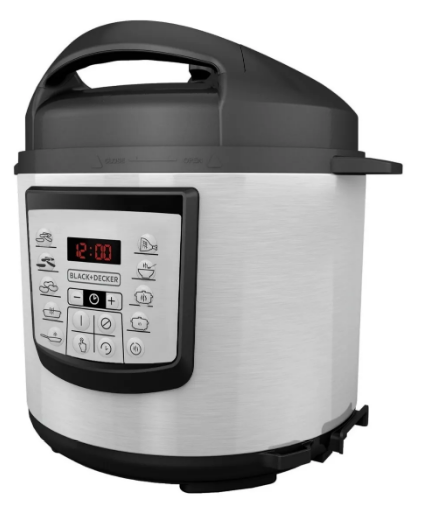 Olla de presión digital Multifuncional Black+decker de 6lt.