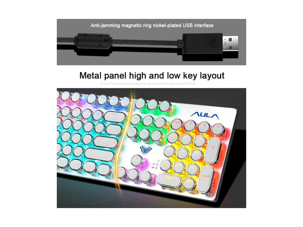 Teclado Mecánico Para Juegos Aula f2068