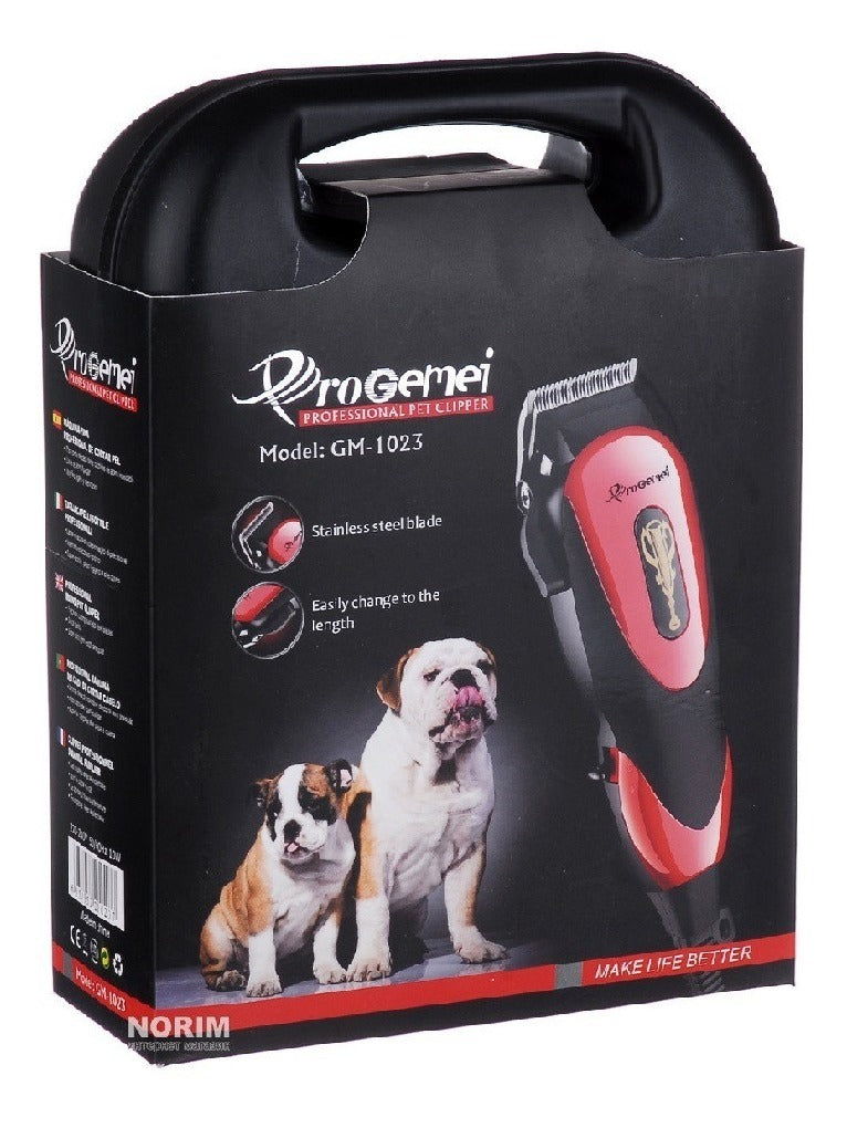 Kit Peluquera Para Mascotas Gemei Gm-1023, Afeitadora Canina