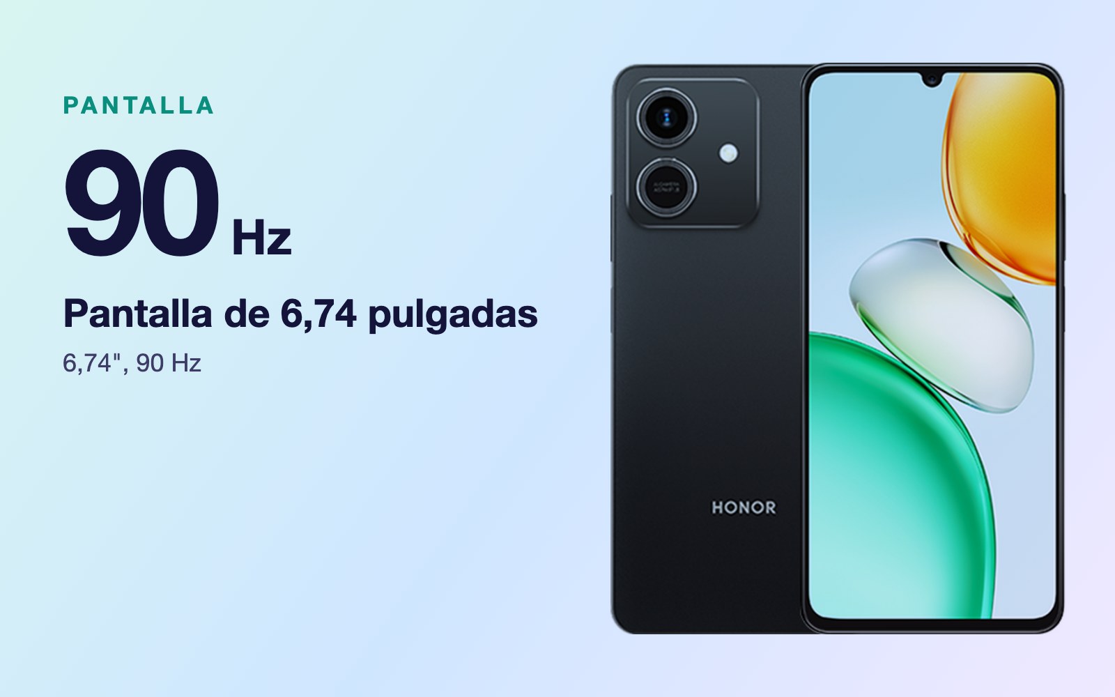Pantalla: 6,74", 90 Hz